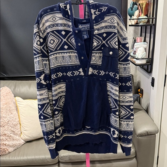 American Rag Other - American Rag Navy and Cream Patterned Sweaters size large